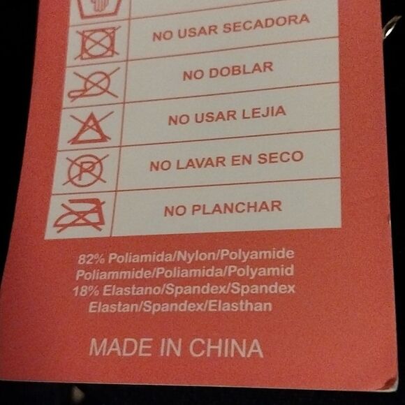 Coana Women Lace Up Sides V front Low Back Swimsuit NWT.     Size M - Picture 9 of 9